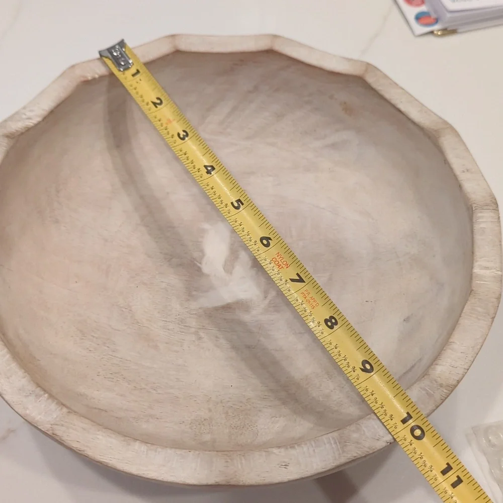 Rustic Wooden Bowl - Picture 4 of 8